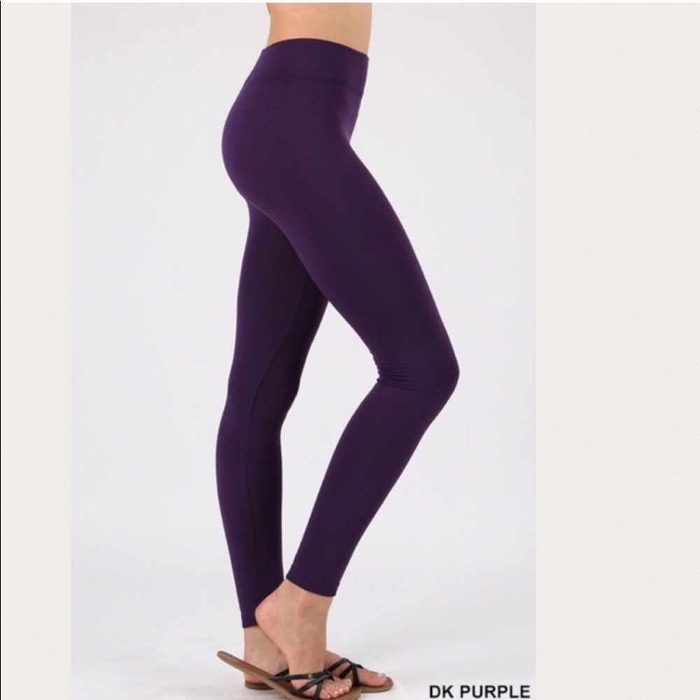 Zenana Outfitters Seamless Fleece Legging